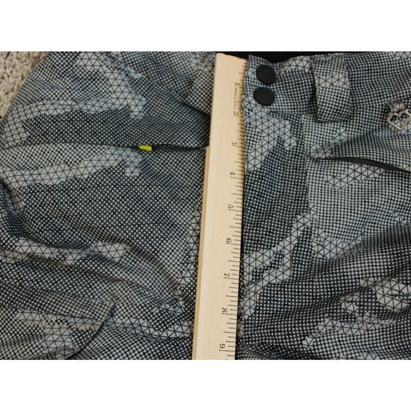 Obermeyer Youth Ski Snowboard Pants Boys Large Gray Camo Waterproof - Picture 6 of 10